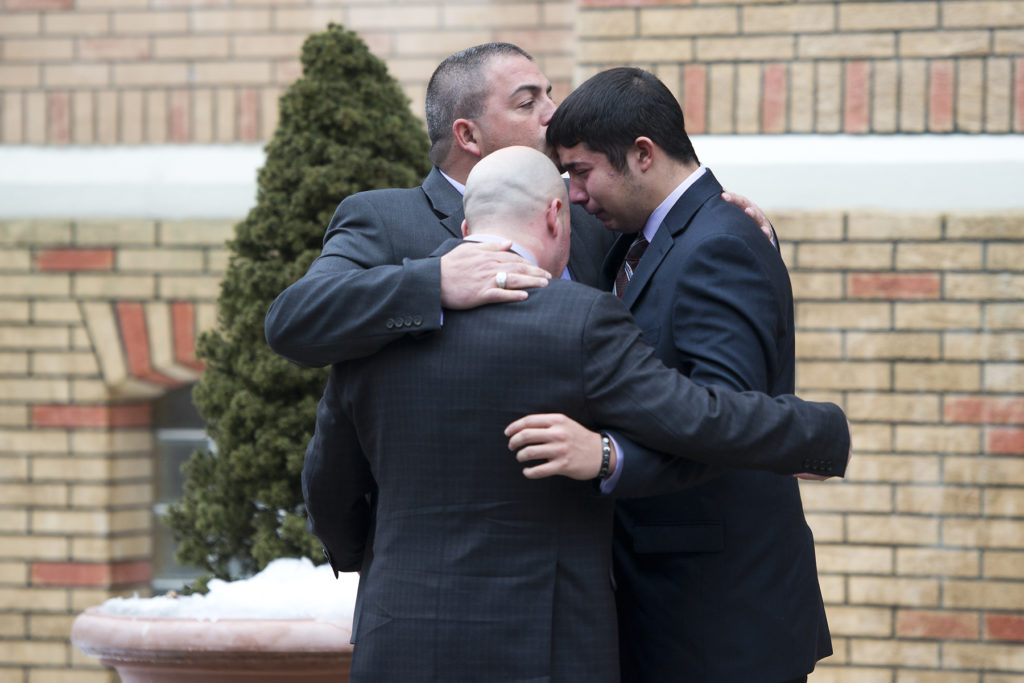 Funeral Mass for former Jersey City Mayor Anthony R. Cucci at Holy Rosary Church on Sixth Street on Wednesday, March 4, 2015. Reena Rose Sibayan | The Jersey Journal