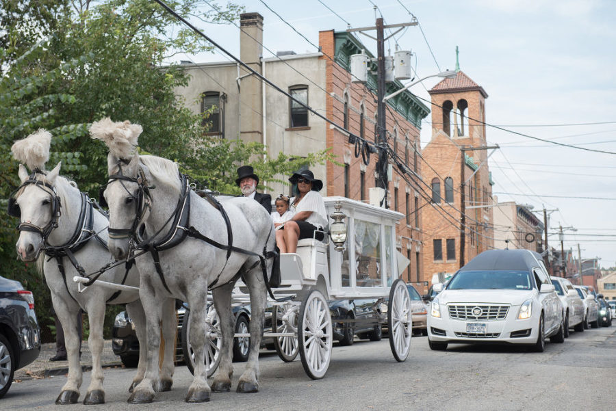Funeral for Shyheem Anderson at Monumental Baptist Church in Jersey City, Friday, Oct. 9, 2015. Anderson, who would have turned 28 years old today, was fatally injured in a crash on the Carson-Nguyen Bridge early Saturday morning, authorities said. The father of a 5-year-old daughter graduated from Ferris High School in 2006 and had been playing semi-pro football for the New York Kings. Reena Rose Sibayan | The Jersey Journal