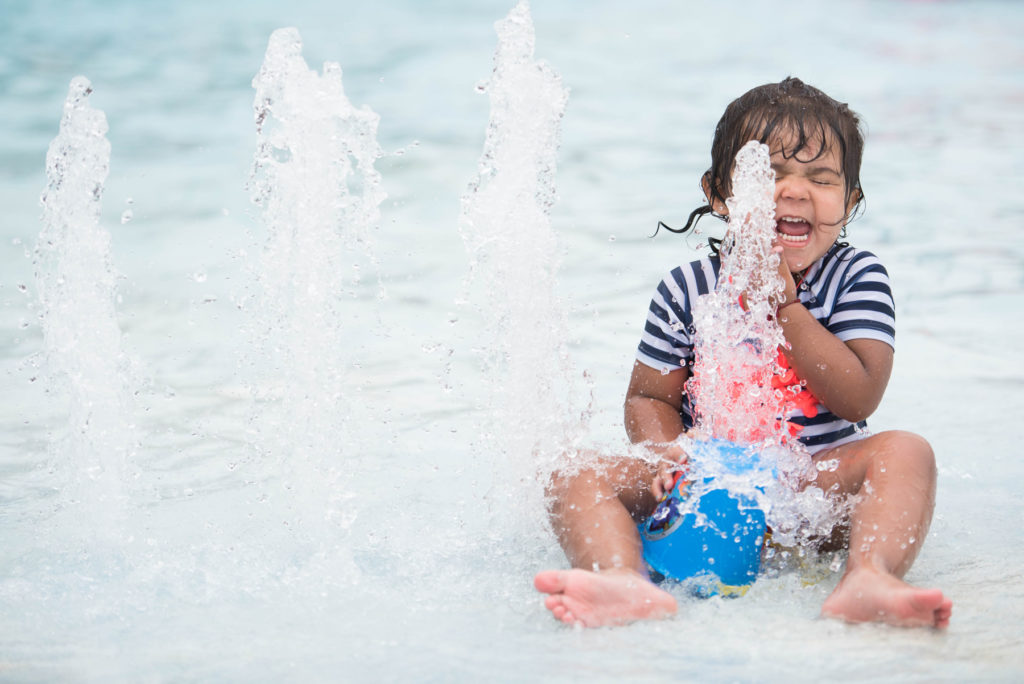 Kids beat the summer heat at the Secaucus Swim Center on Friday, July 15, 2016. Reena Rose Sibayan | The Jersey Journal