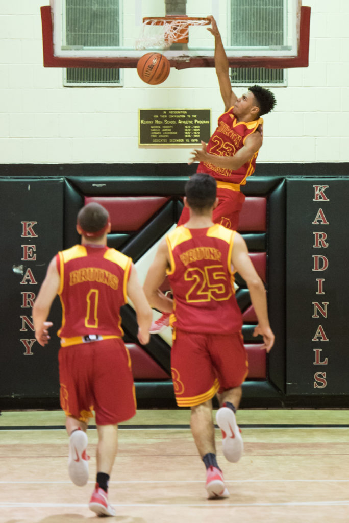 Kearny boys basketball hosts North Bergen in the first game of the season on Friday, Dec. 16, 2016. North Bergen won, 71-57. Pictured is North Bergen's Kayton Darley (23). Reena Rose Sibayan/The Jersey Journal